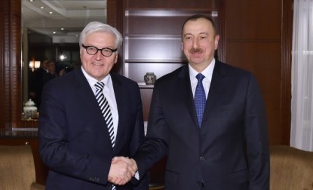 Prezident Almaniyada görüşlər keçirdi - FOTO